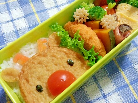 簡単キャラ弁☆クリスマス　トナカイさんのお弁当♪